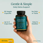 Vegan friendly non GMO Etta Vita Zeolite cleanse capsules details