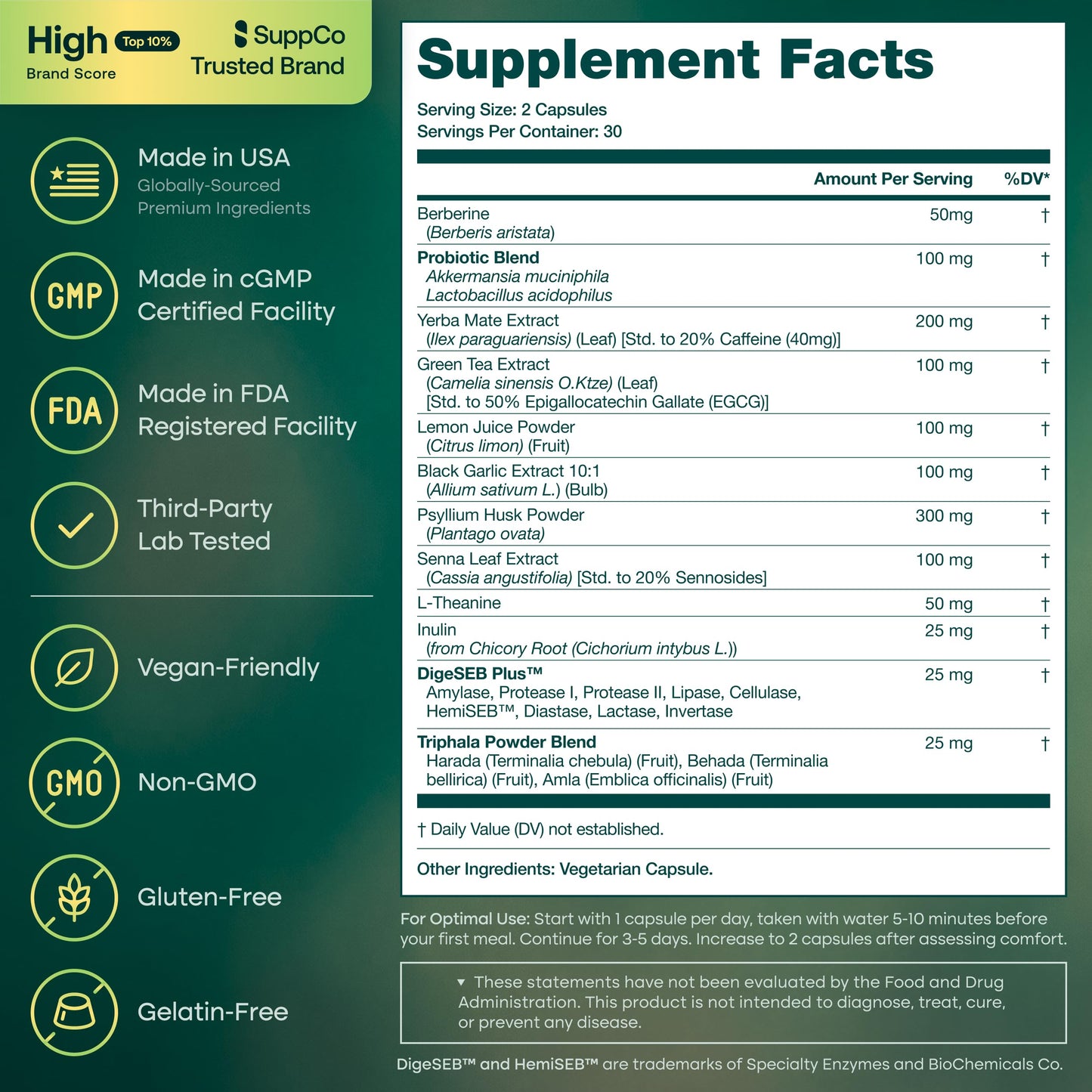 Close up view of the capsule form of Etta Vita energy and metabolic support supplement
