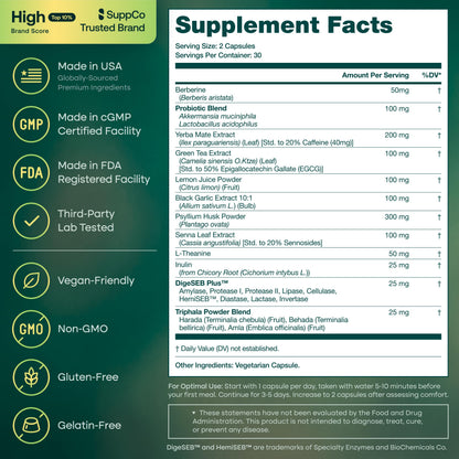 Close up view of the capsule form of Etta Vita energy and metabolic support supplement