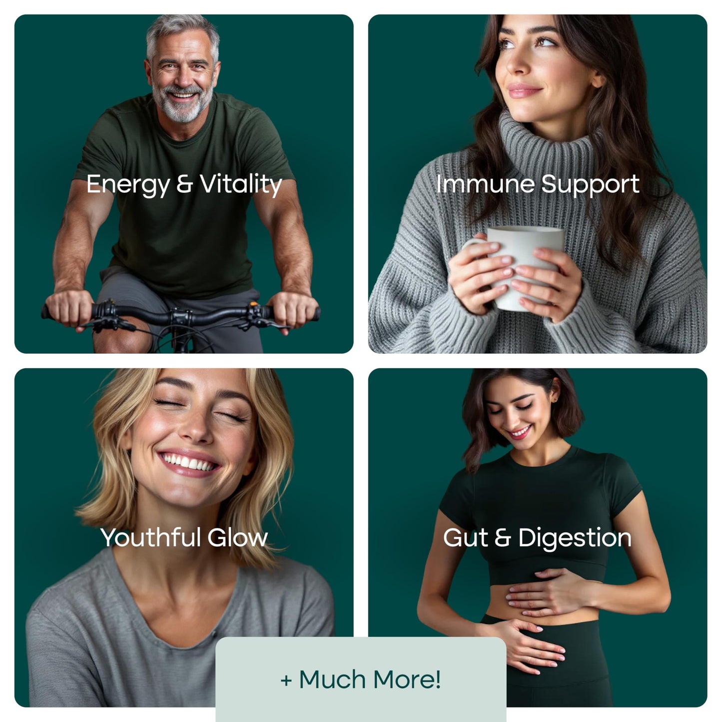 Wellness vitamins for natural energy boost and immune system support display
