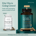Full range view of Etta Vita 600 Milligram capsule container emphasizing maximum strength potency