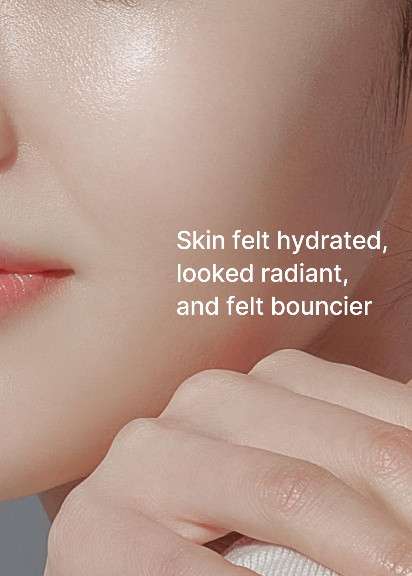 Hypoallergenic fragrance free moisturizing toner for reducing skin tightness