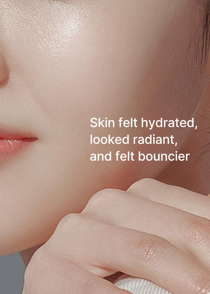 Hypoallergenic fragrance free moisturizing toner for reducing skin tightness