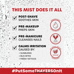 Thayer's alcohol-free facial mist texture demonstration