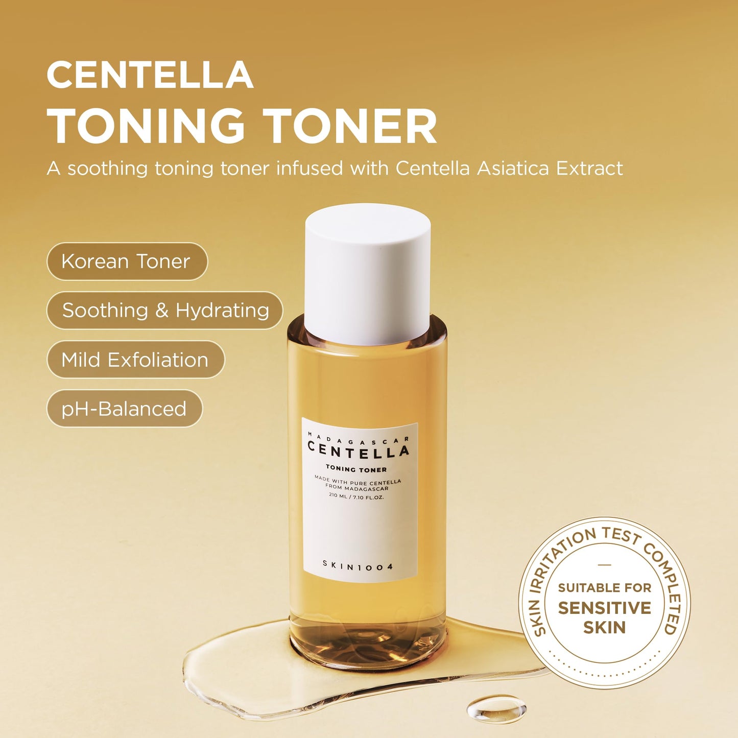 Skin1004 Centella Toning Toner 210ml packaging details