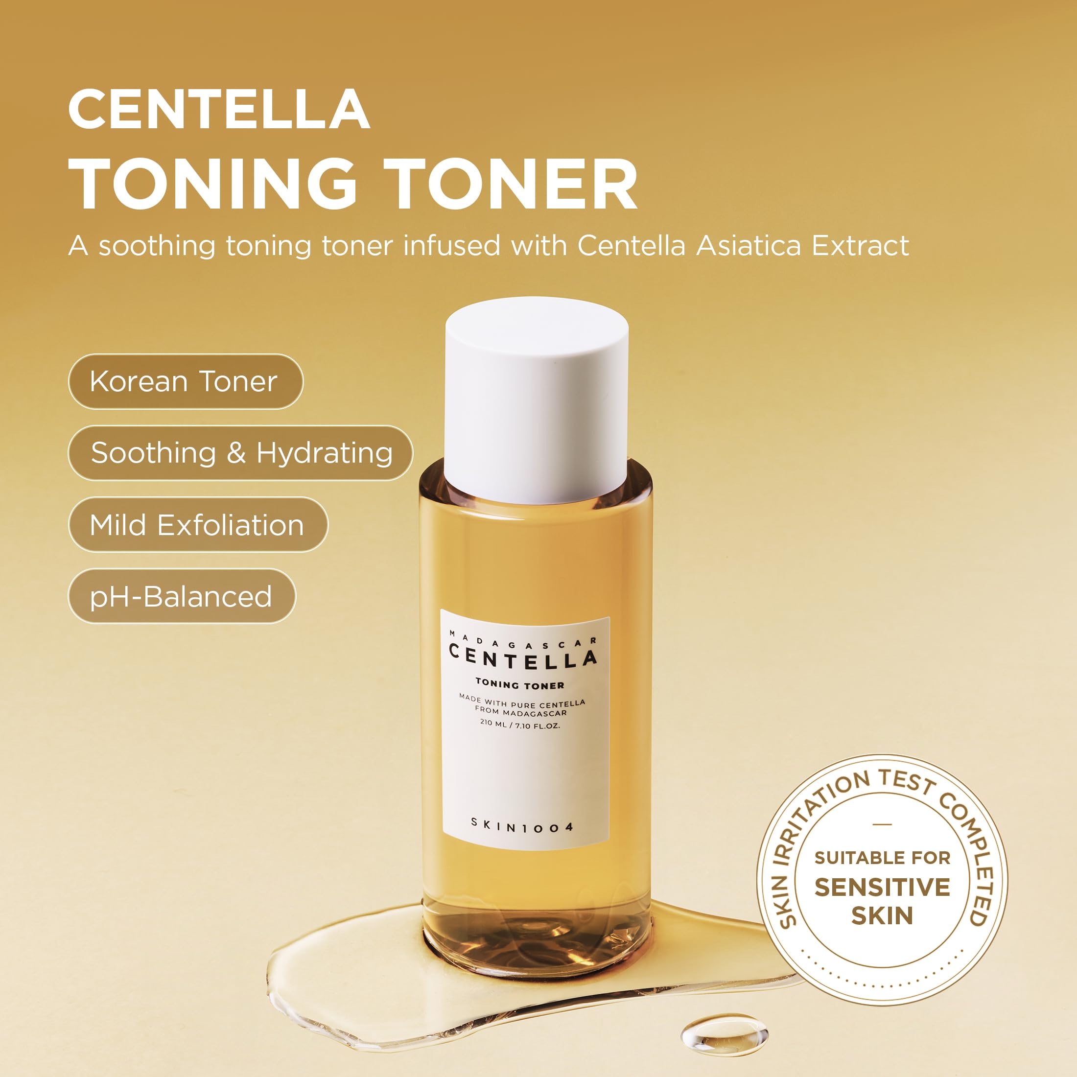 Skin1004 Centella Toning Toner 210ml packaging details