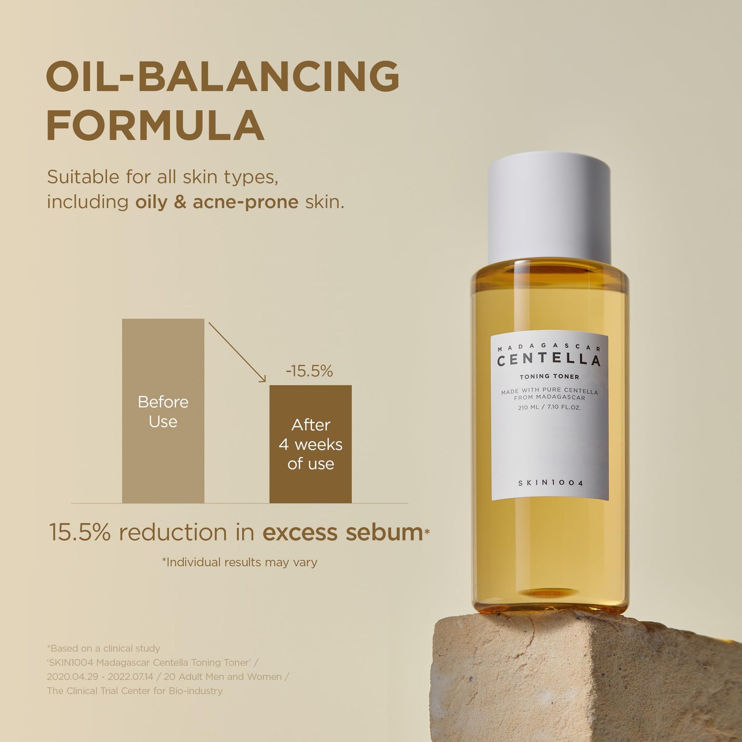 Texture demonstration of Skin1004 Centella Toning Toner
