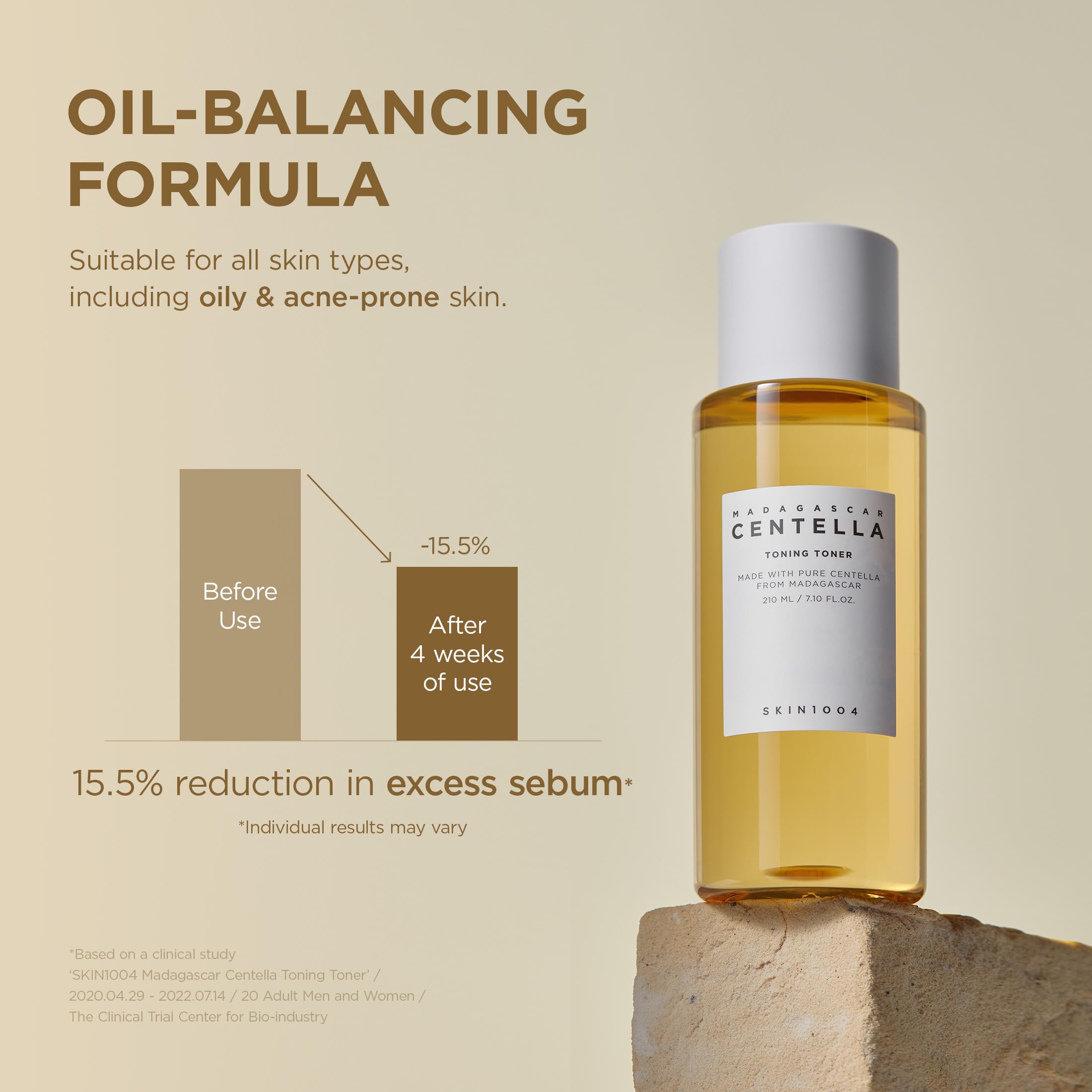 Texture demonstration of Skin1004 Centella Toning Toner
