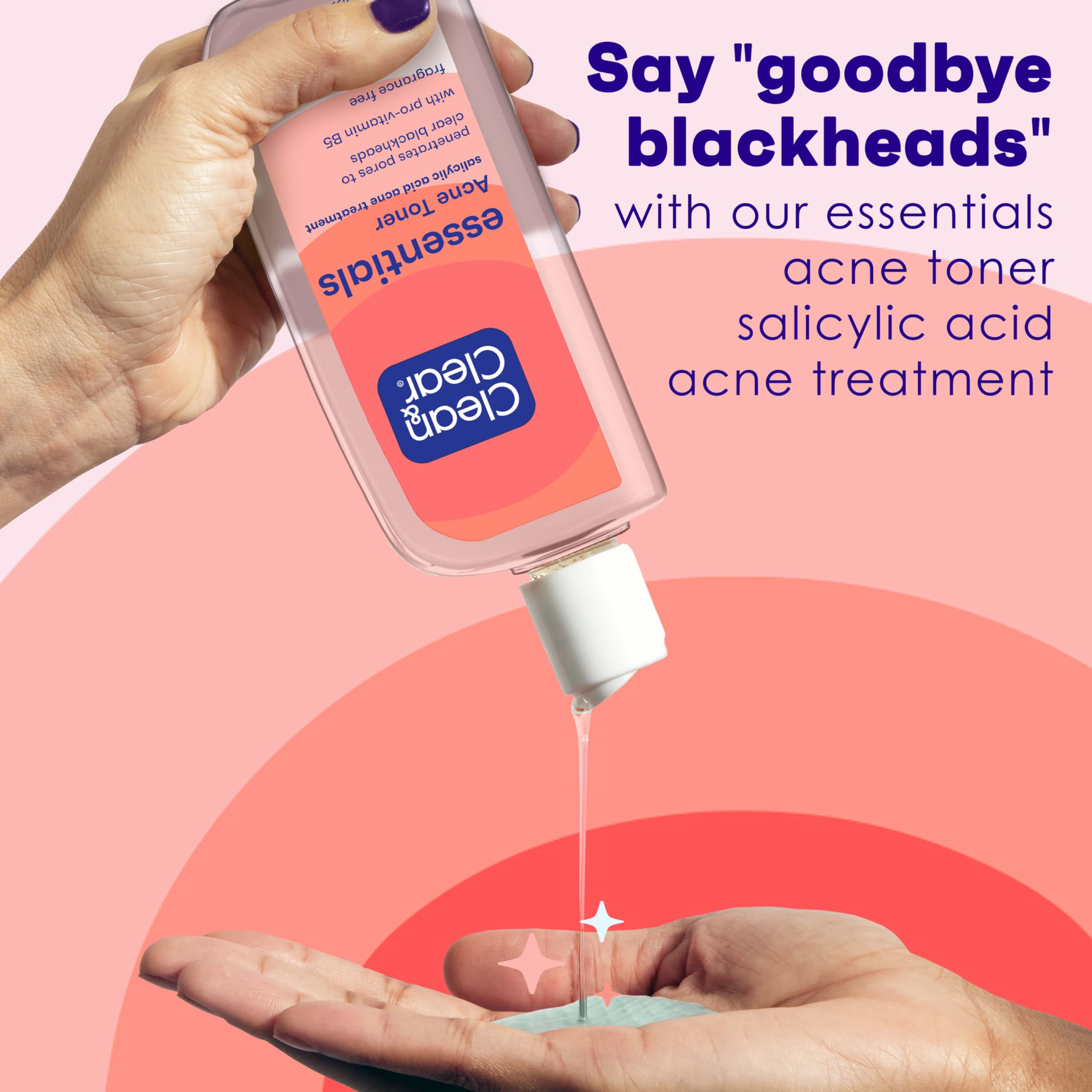 Clean And Clear 2 percent salicylic acid acne treatment bottle