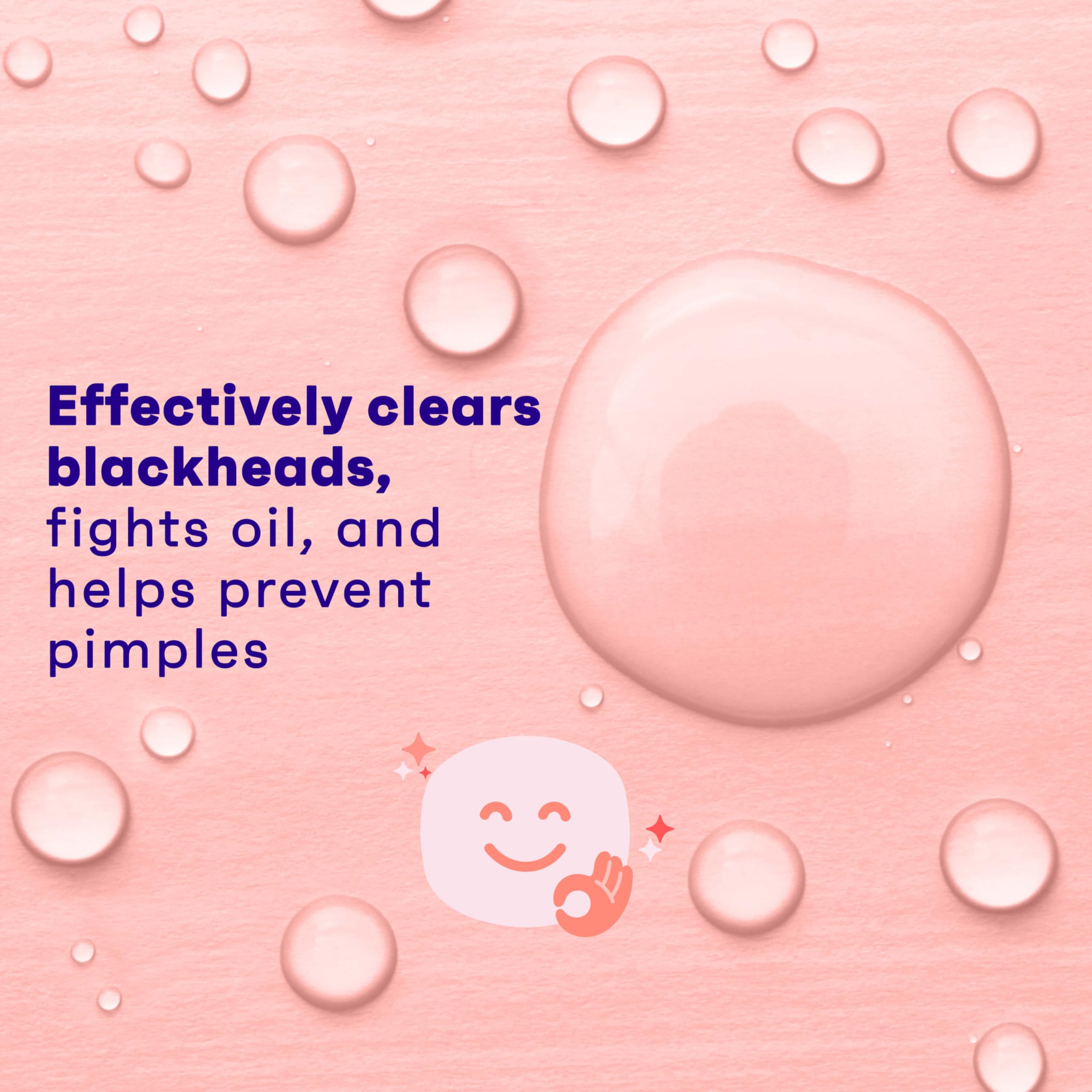 Close up of Clean And Clear Essentials toner label 8 fluid ounce