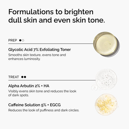 The Ordinary Caffeine Solution eye treatment bottle focused on the product label