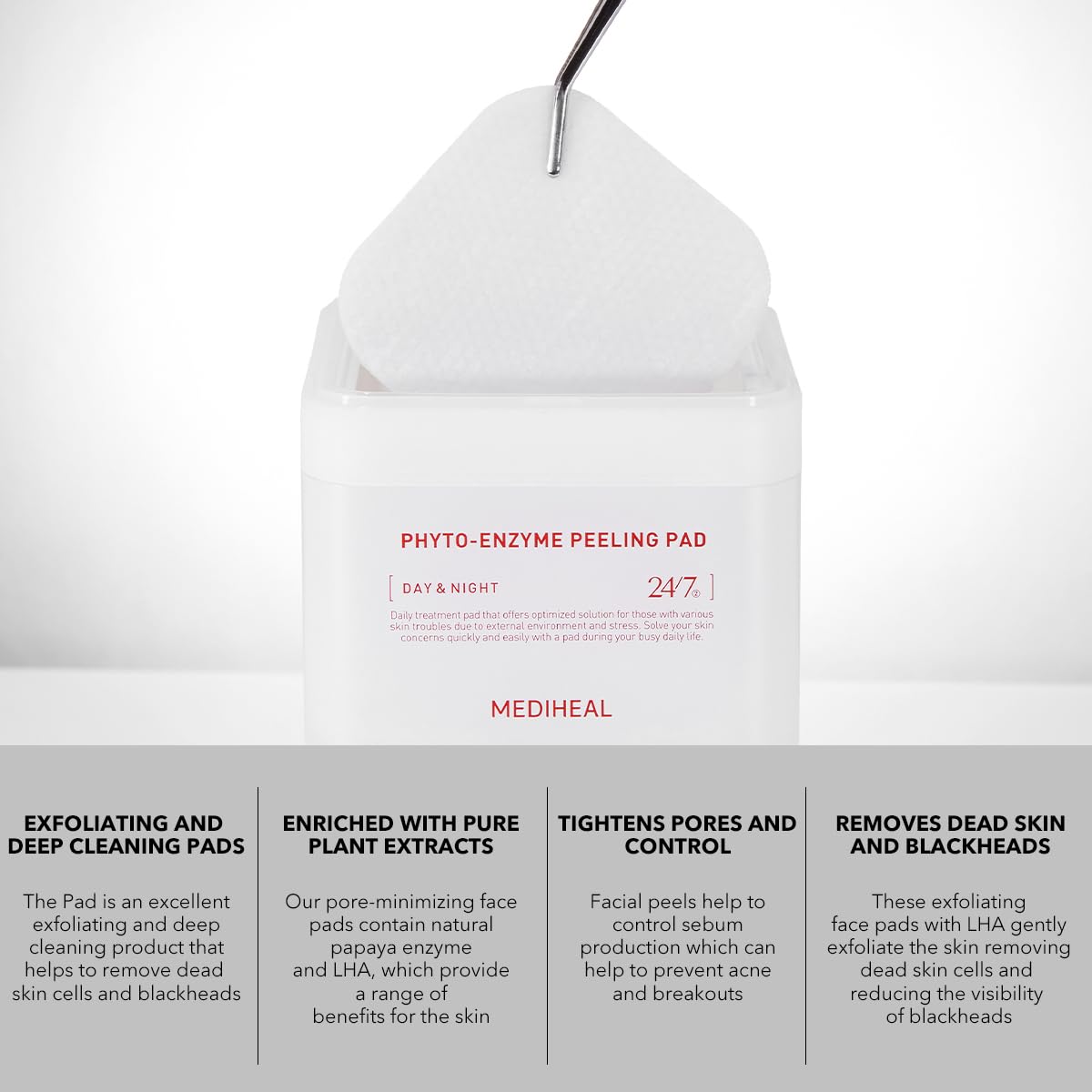 Eco-friendly vegan Eco Silk face pads infused with collagen essence