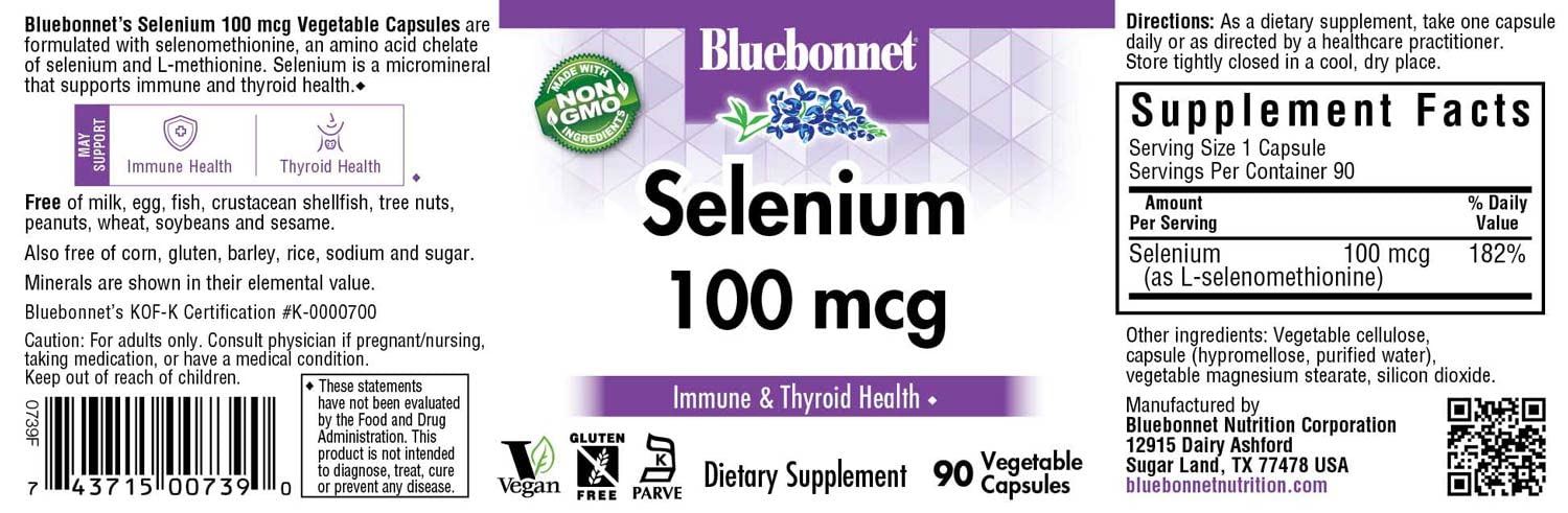 Authentic USA premium quality BlueBonnet dietary supplement packaging close up