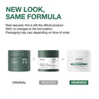 Anua Heartleaf exfoliating facial pads jar open
