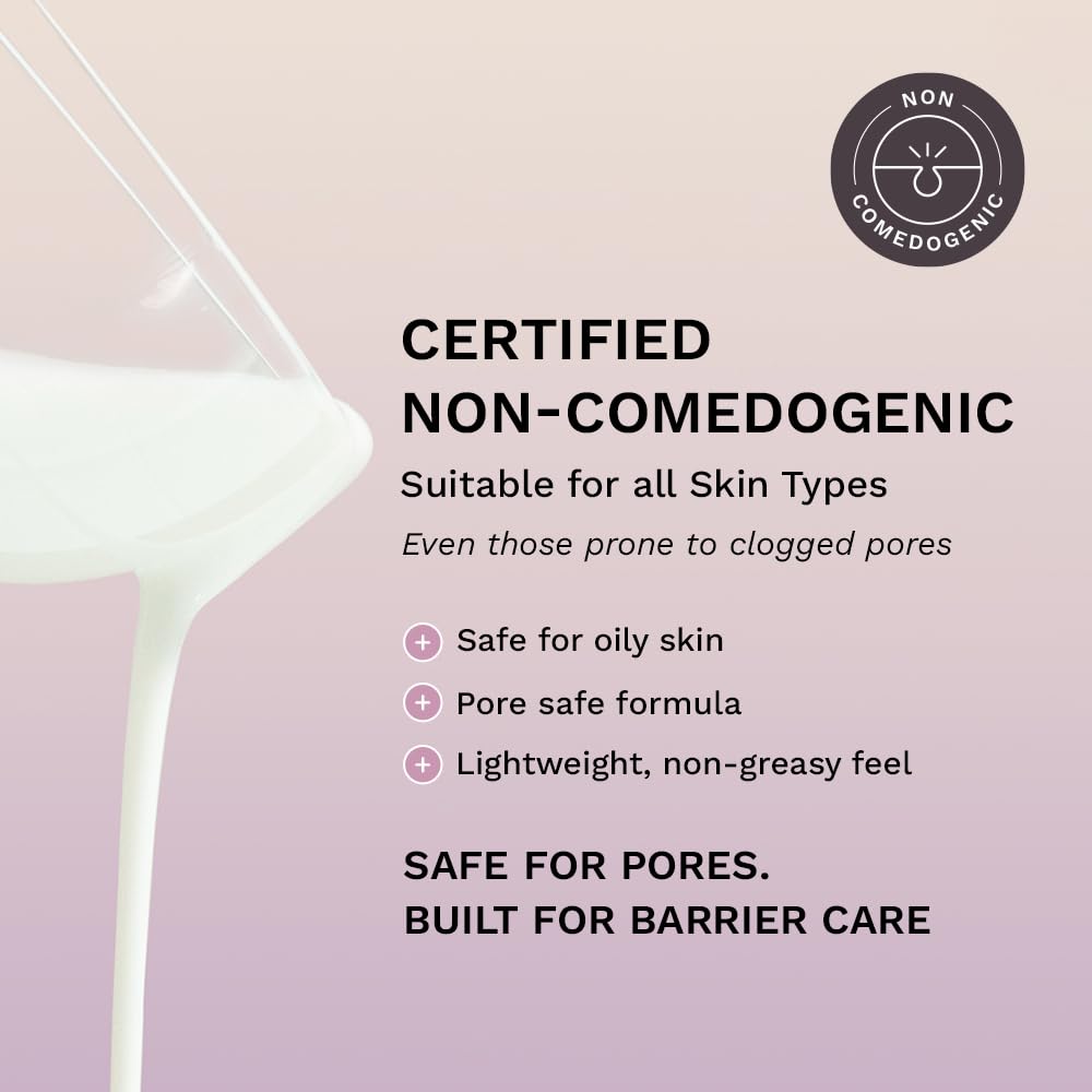 Milky texture of Haruharu Wonder Black Rice Probiotics Barrier Essence on a smooth surface