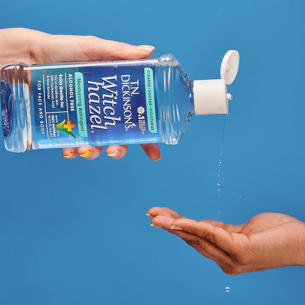T.N. Dickinson's 16 fluid ounce beauty product full bottle showcase