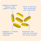 BodyBio Evening Primrose Oil non GMO dietary supplement bottle for women wellness
