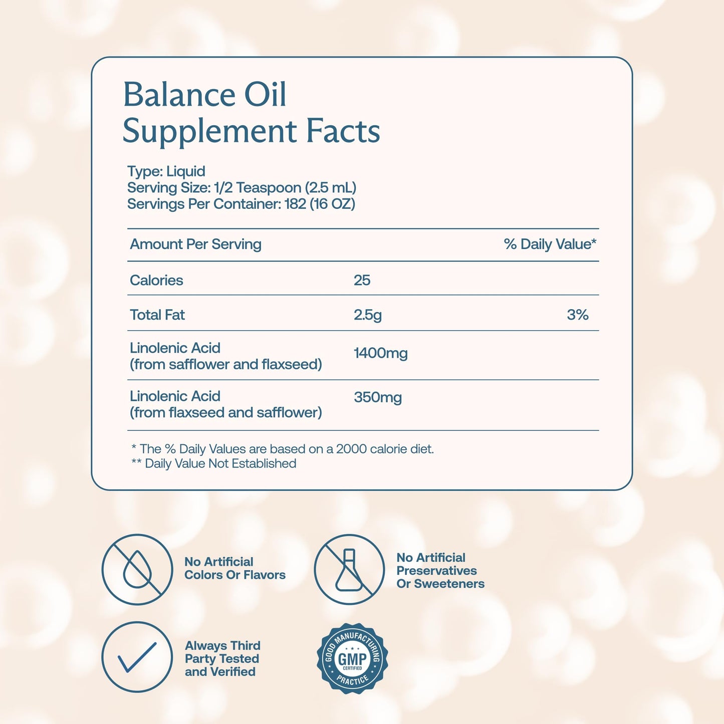BodyBio Balance Oil dietary supplement softgels scattered next to the packaging