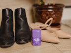 Body Glide Foot Glide being applied to toes for friction defense