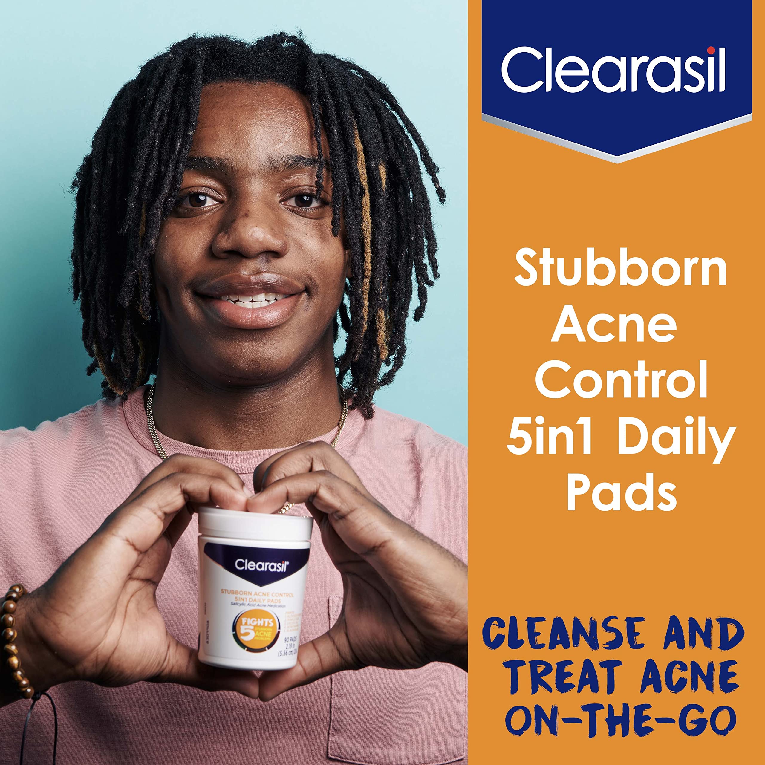 Clearasil salicylic acid cleansing pads for oily skin