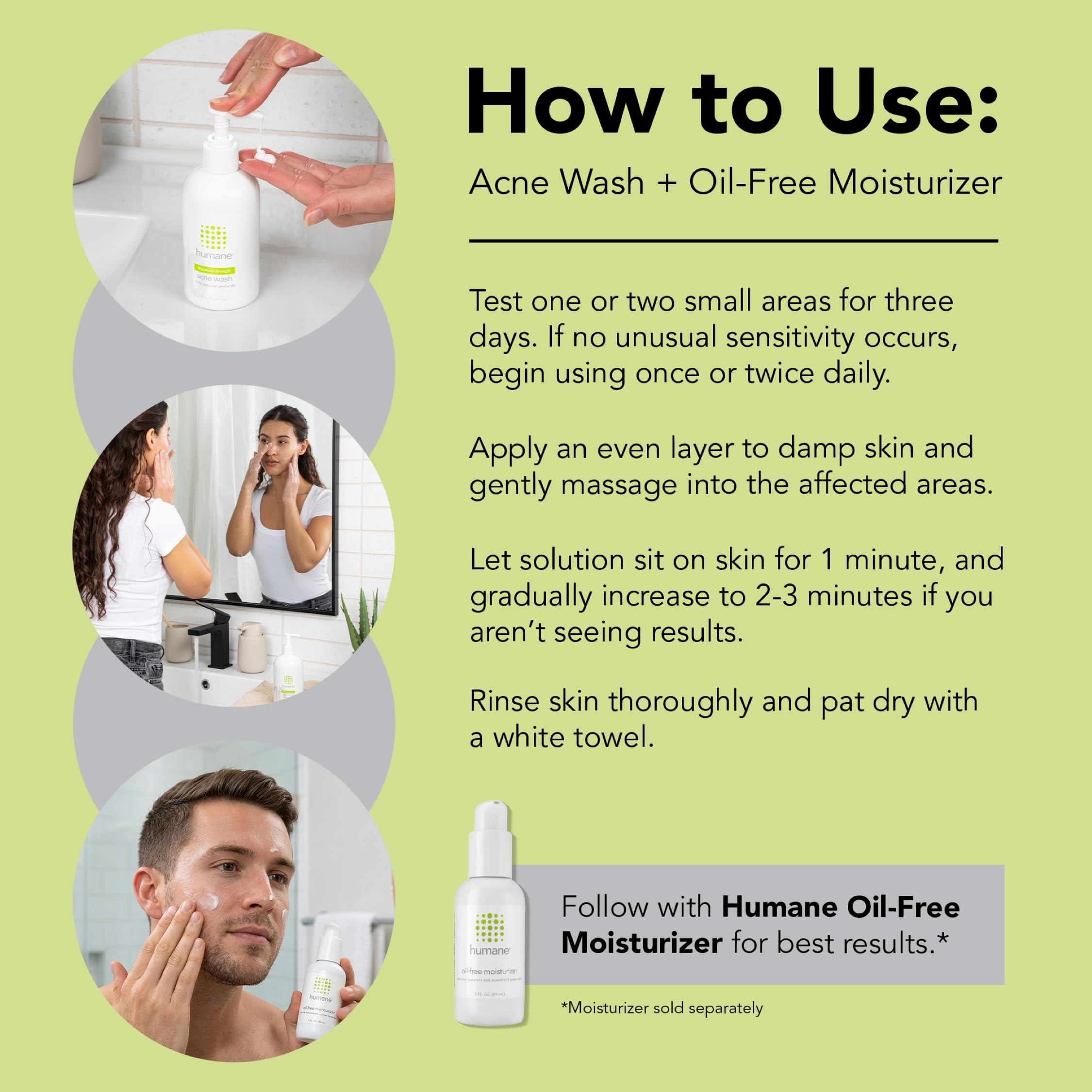 Dermatologist tested acne cleanser 8 fluid ounces bottle