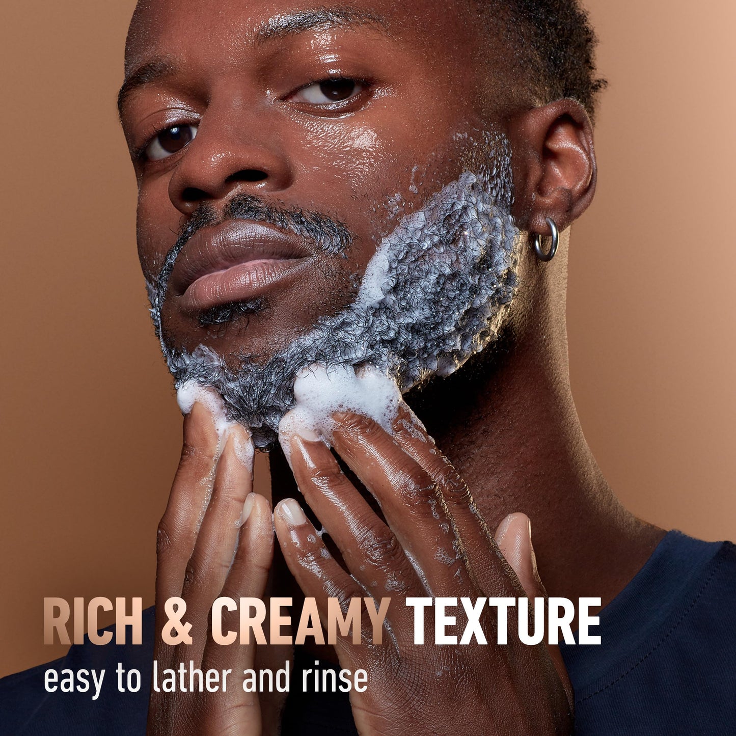 King C. Gillette beard wash branding and ingredient highlights