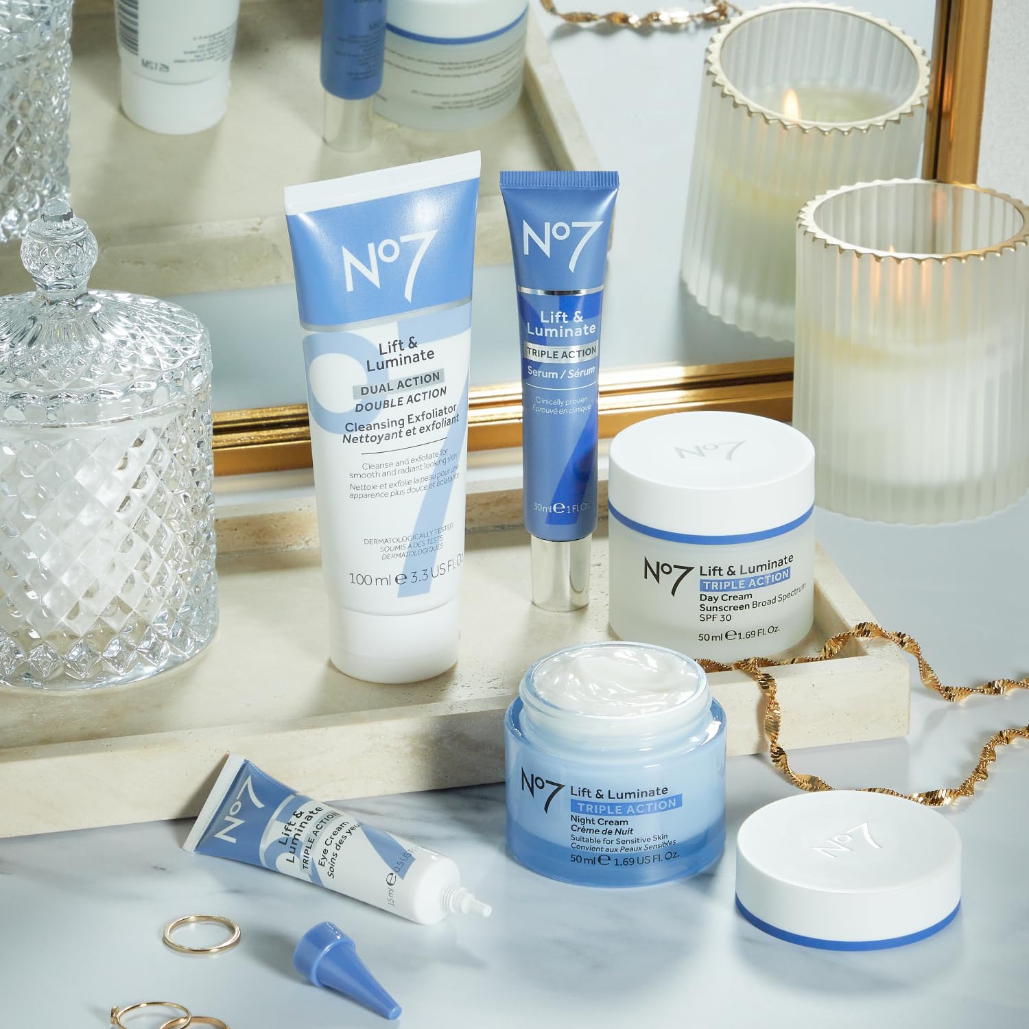 No7 skincare daily exfoliating cleanser for dull skin