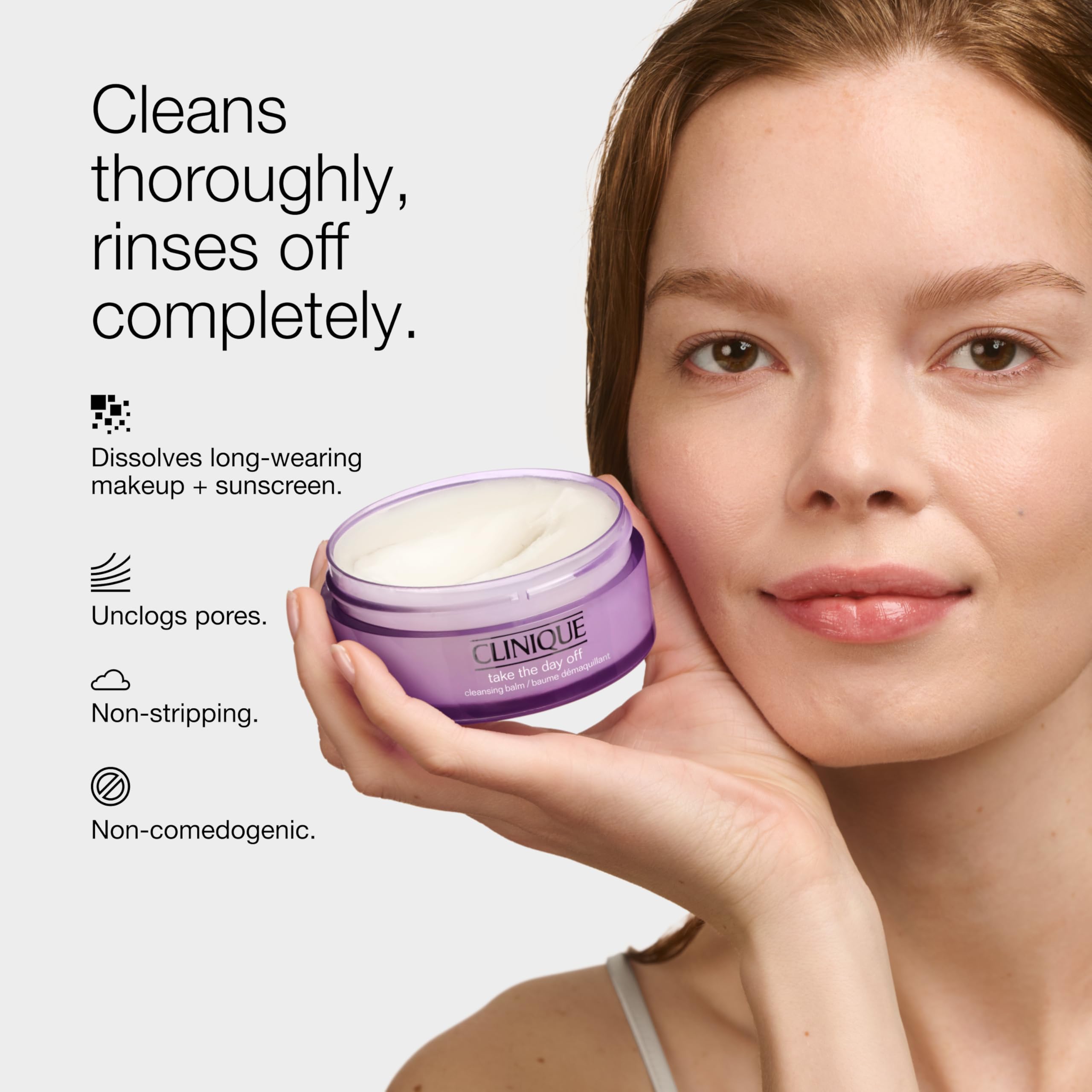 Clinique Take The Day Off Cleansing Balm solid texture