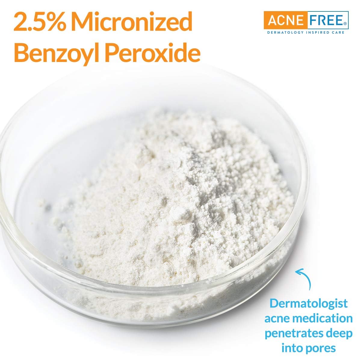 AcneFree oil-free cleanser usage instructions