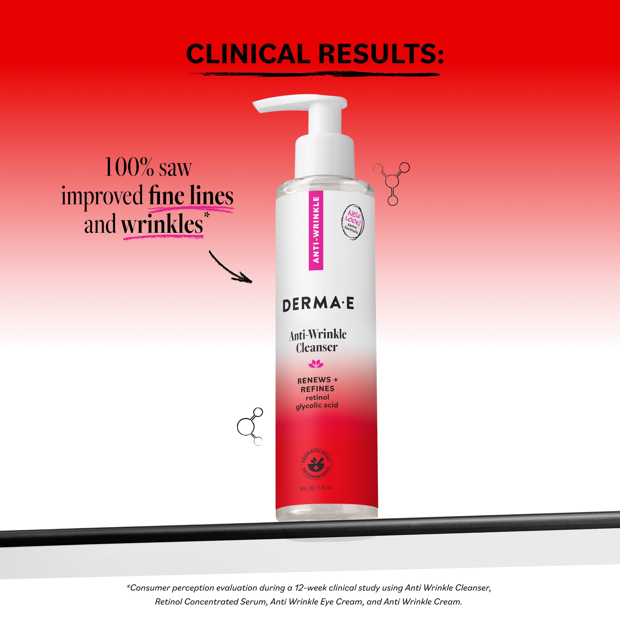 Vitamin A and Glycolic Acid skincare product