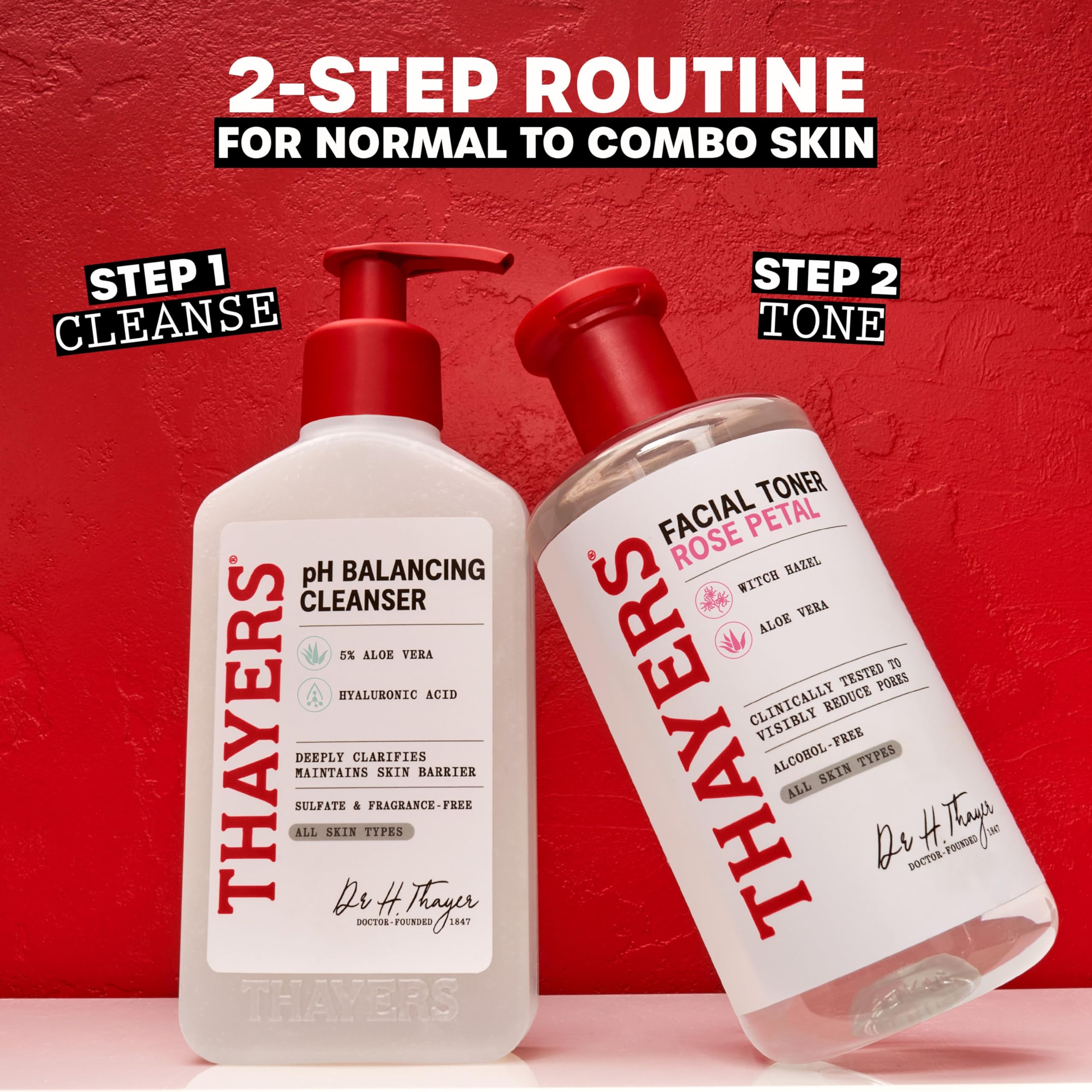 Thayers gentle daily cleanser texture and bottle packaging