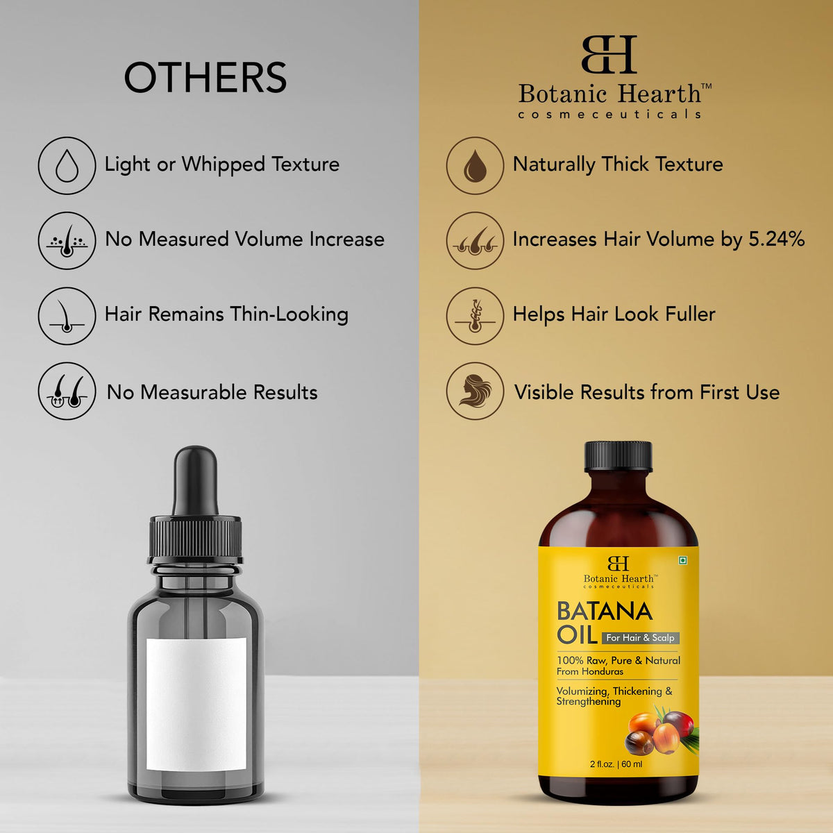 Botanic Hearth batana oil for scalp care and hair growth