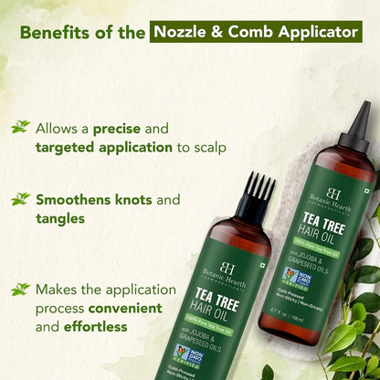 Authentic Botanic Hearth scalp treatment oil packaging details from USA