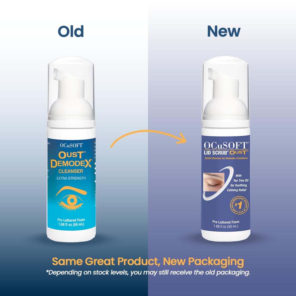 OCuSOFT tea tree oil foaming cleanser for eyelashes