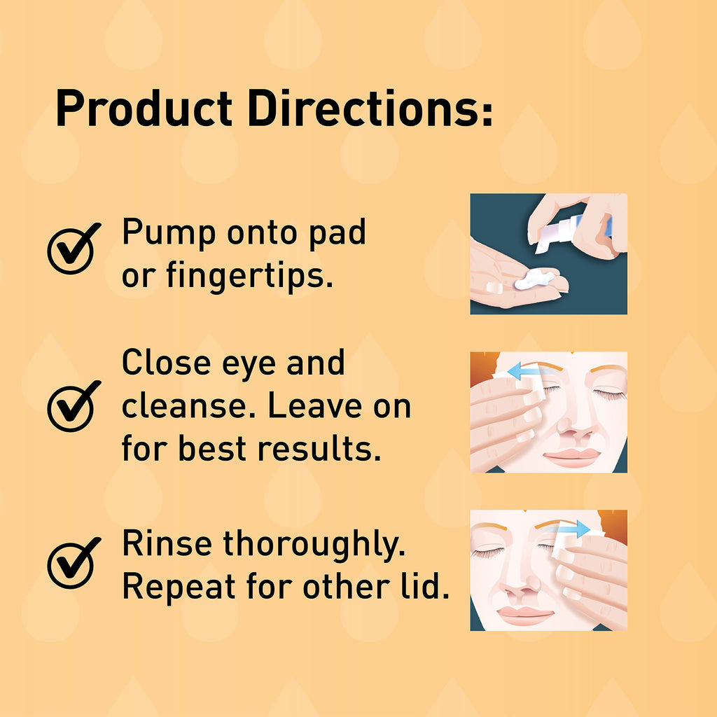 OCuSOFT Oust Demodex 1.68 fluid ounce bottle back label