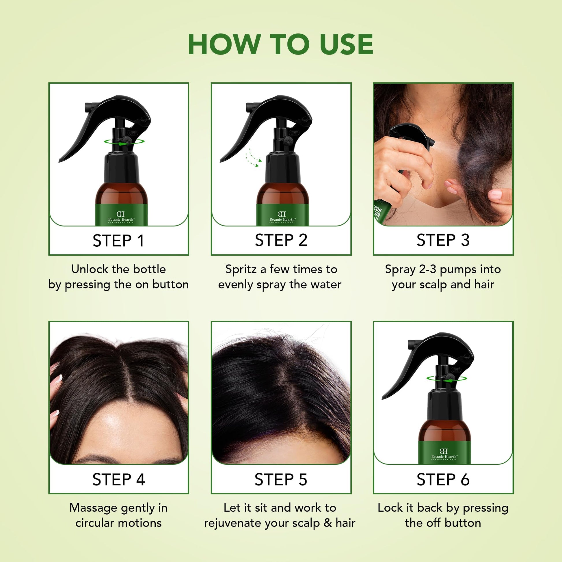 Texture of Botanic Hearth rosemary hair growth mist