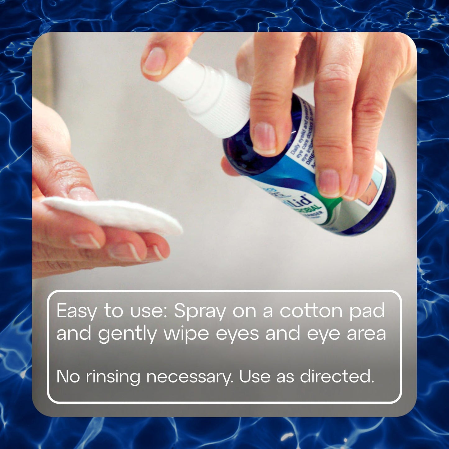 TheraTears SteriLid facial wash packaging details