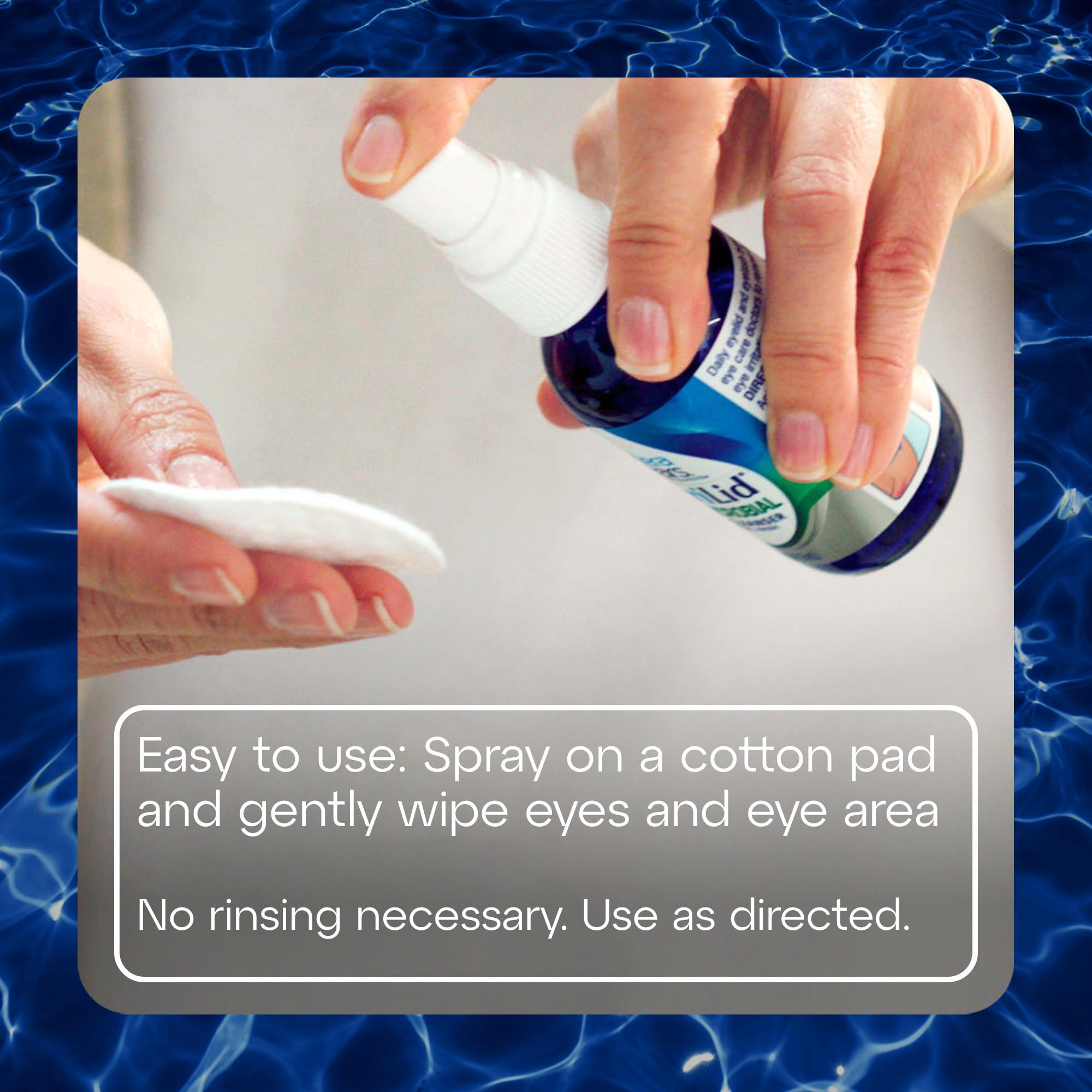 TheraTears SteriLid facial wash packaging details