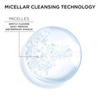Back label details of Garnier micellar facial cleanser