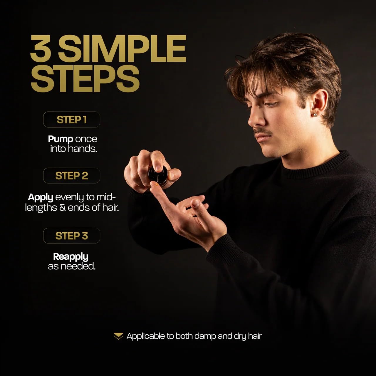 BASED BODYWORKS Hair Elixir non toxic anti frizz serum droplet application