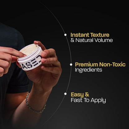 Based Bodyworks Matte Hair Clay jar showcasing strong hold mens styling product