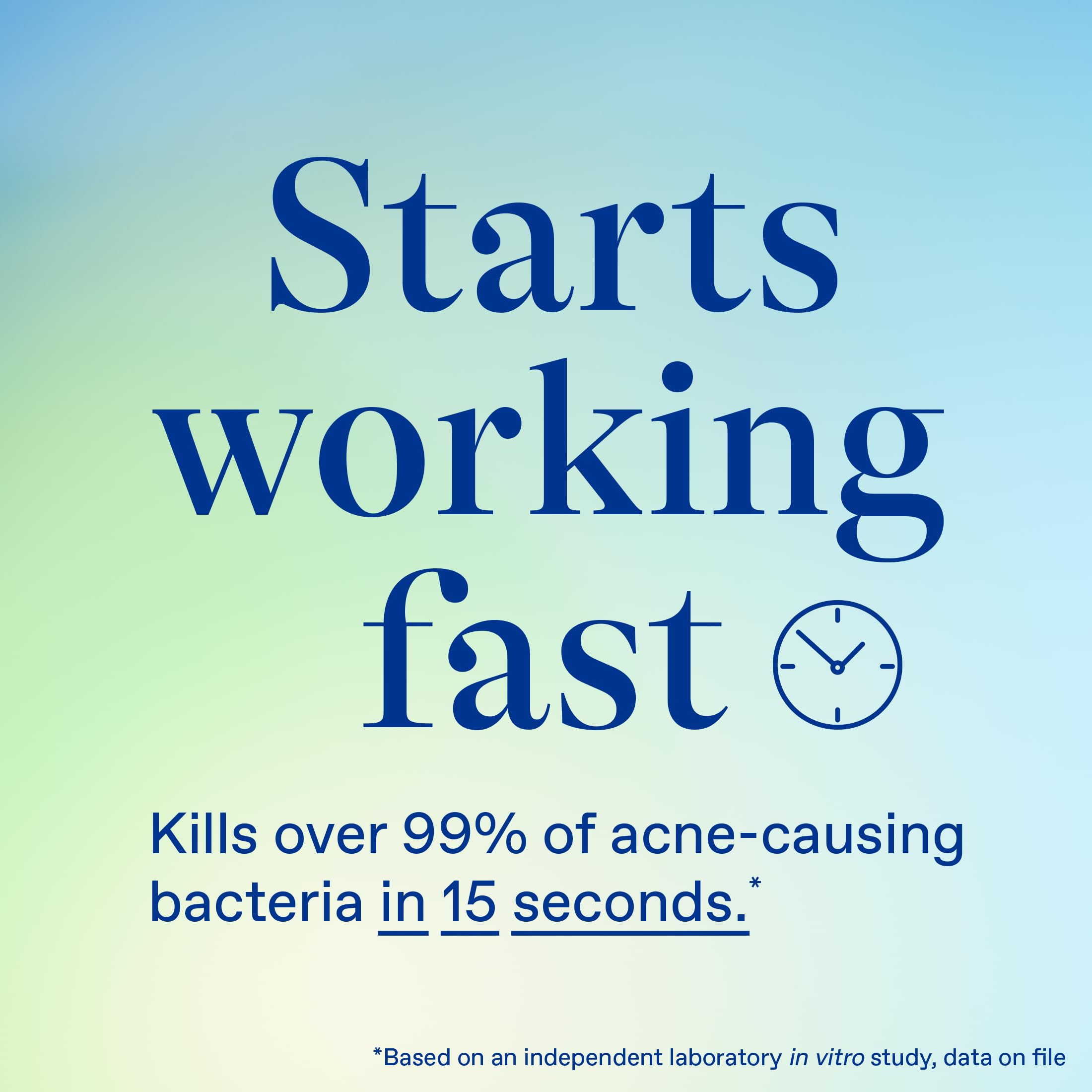 Cream to foam texture of Differin 10 percent benzoyl peroxide fast acting acne treatment for face and body