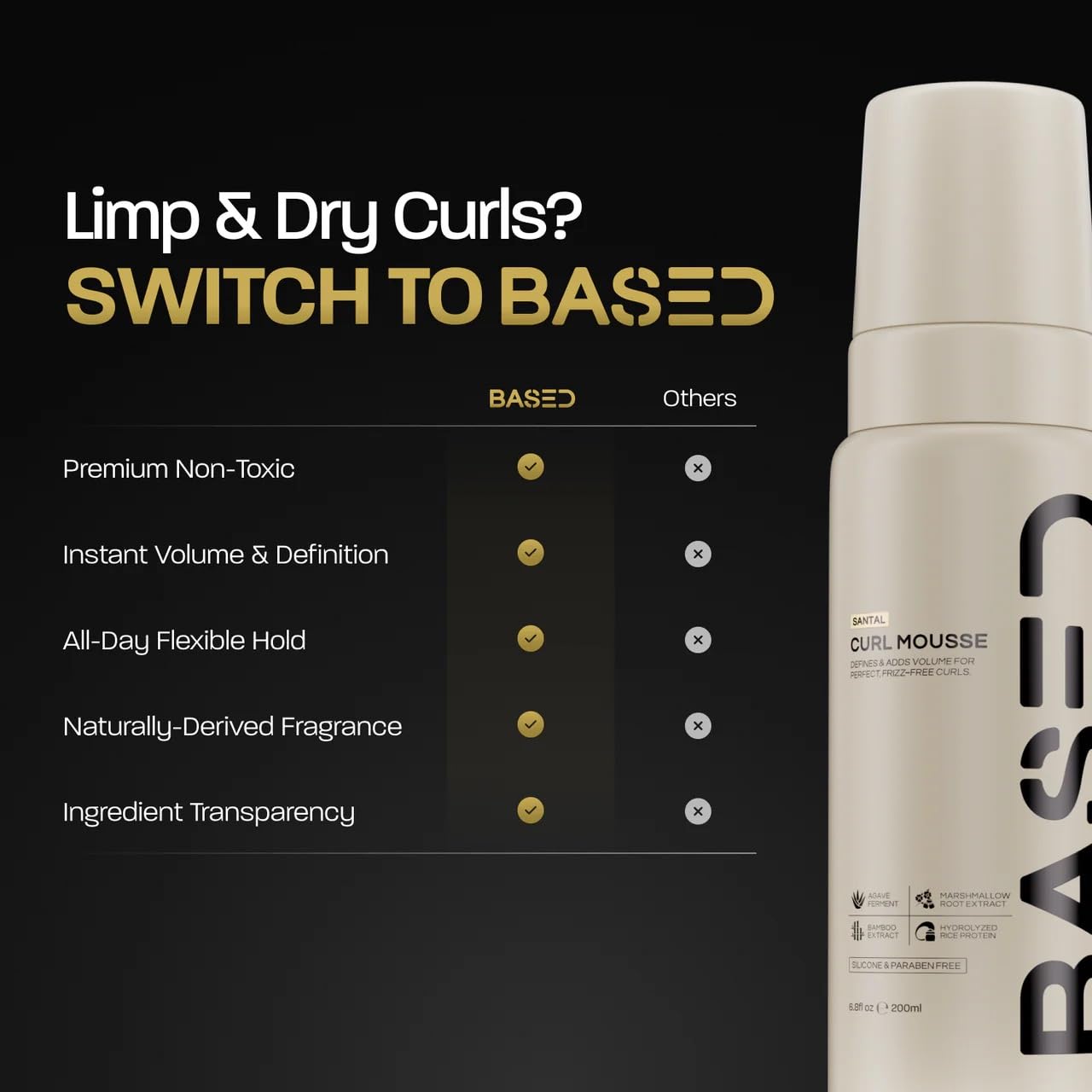 Close up view of the pump mechanism on the imported volume styling mousse