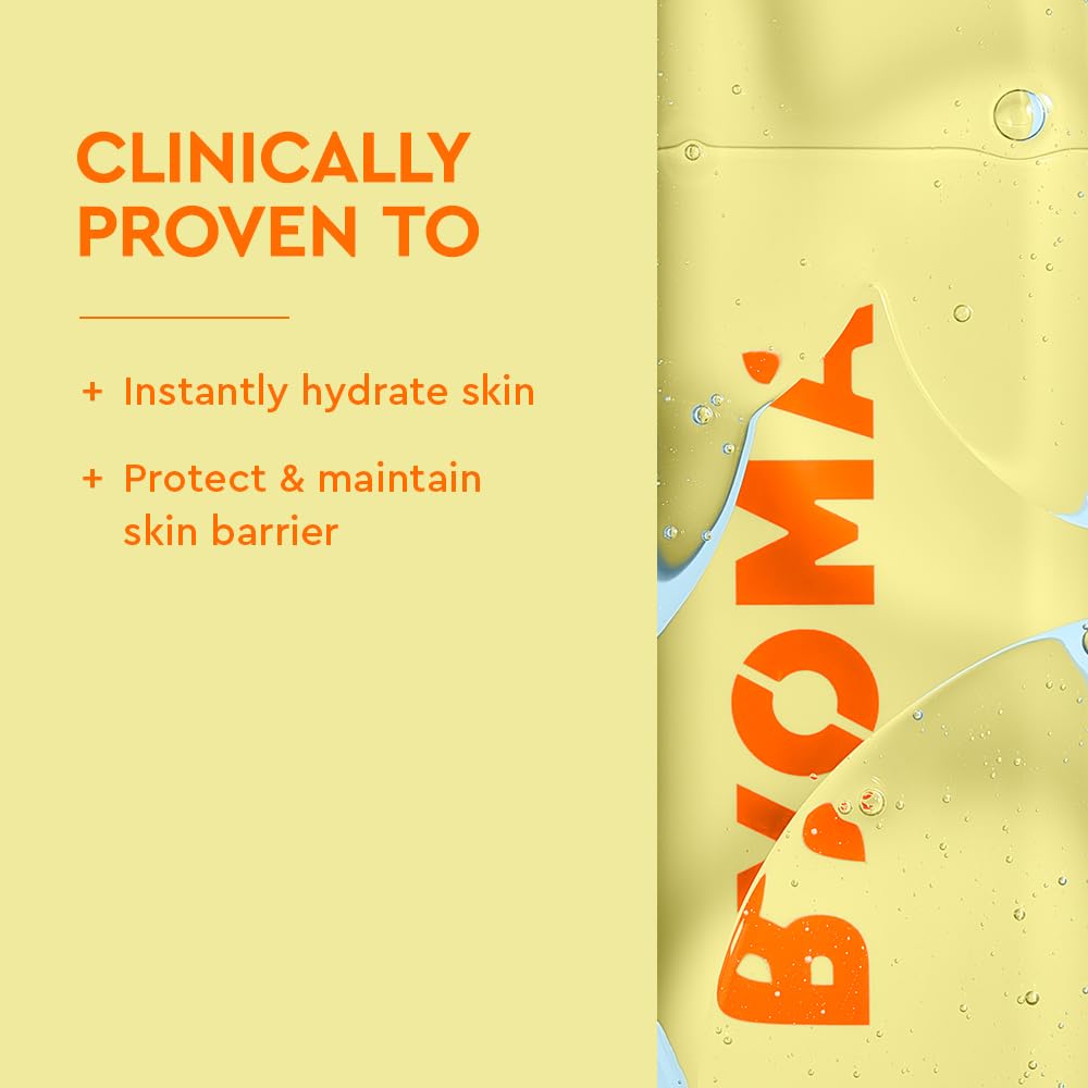 BYOMA daily pH balanced face wash for barrier repair side view