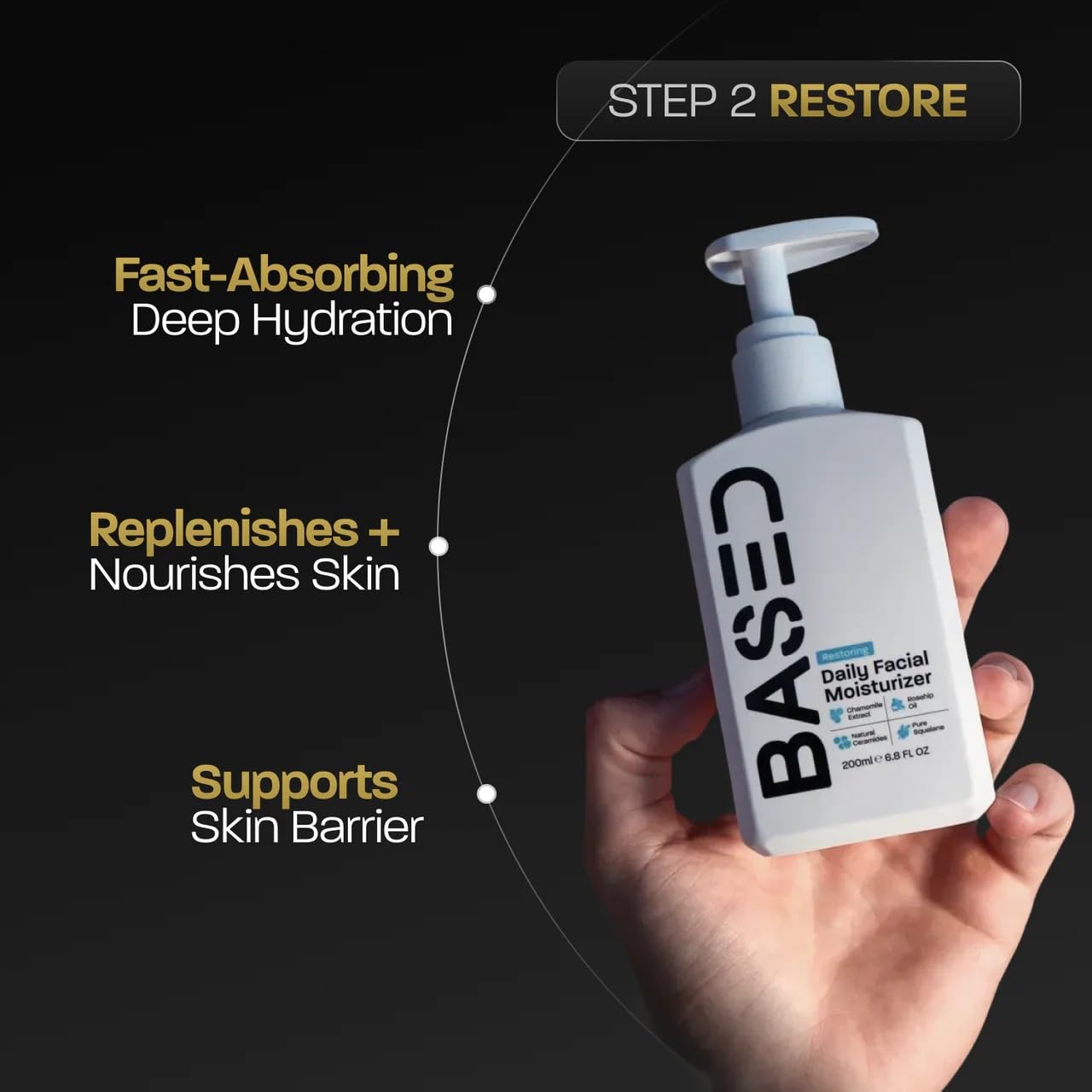 BASED BODYWORKS two pack skincare routine featuring bamboo charcoal and squalane