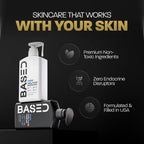 Based Bodyworks Daily Skincare Duo pump dispenser close up