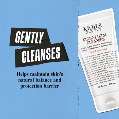 Kiehl's Ultra Facial Cleanser applied on hand