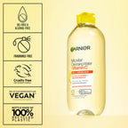 Garnier SkinActive 400 milliliters bottle size comparison