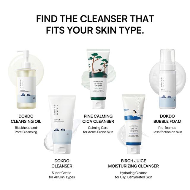High quality image of Round Lab 1025 Dokdo facial cleanser