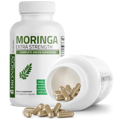 Bronson Moringa Extra Strength capsules packaging